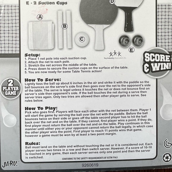 NEW Finger Sports Table Top Pong - Picture 4 of 4